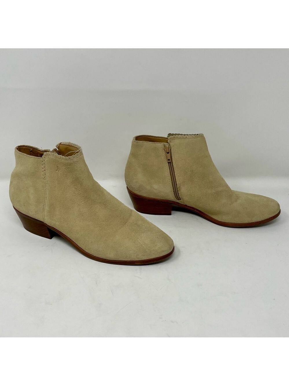 Jack Rogers Suede Women's Tan Ankle Boots size 8.5